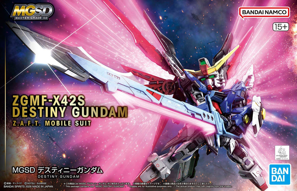 Bandai Master Grade SD (MGSD) Gundam Seed ZGMF-X42S Destiny Gundam