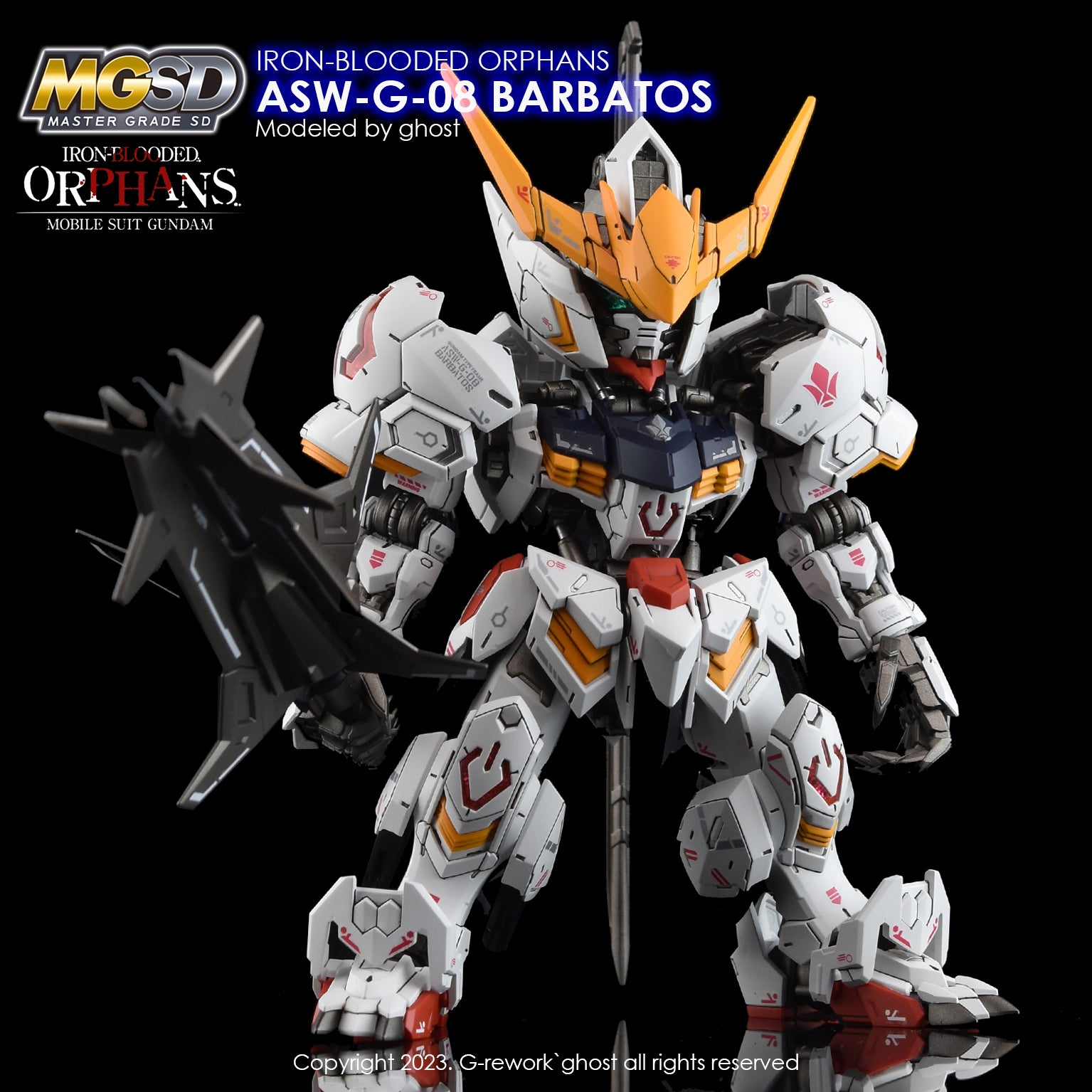 G-Rework Decal - MGSD ASW-G-08 Gundam Barbatos Use - Argama Hobby