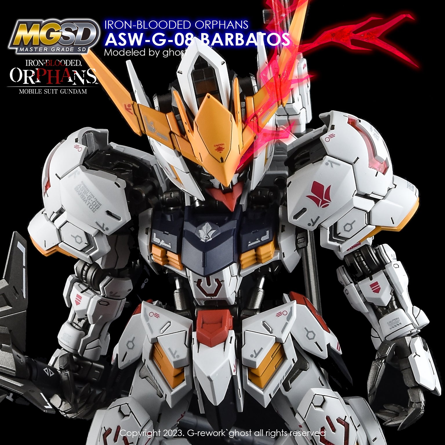 G-Rework Decal - MGSD ASW-G-08 Gundam Barbatos Use - Argama Hobby