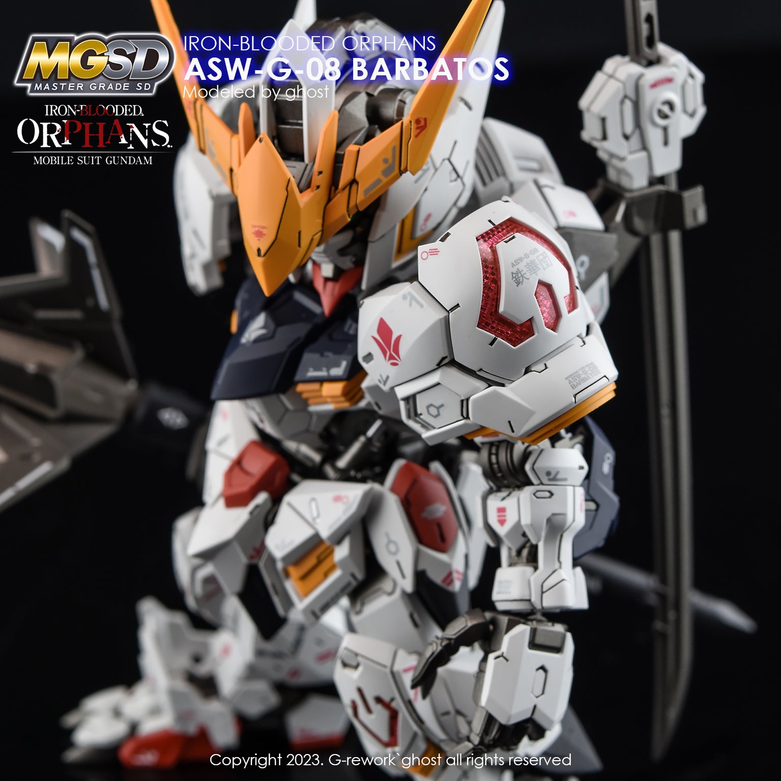 G-Rework Decal - MGSD ASW-G-08 Gundam Barbatos Use - Argama Hobby