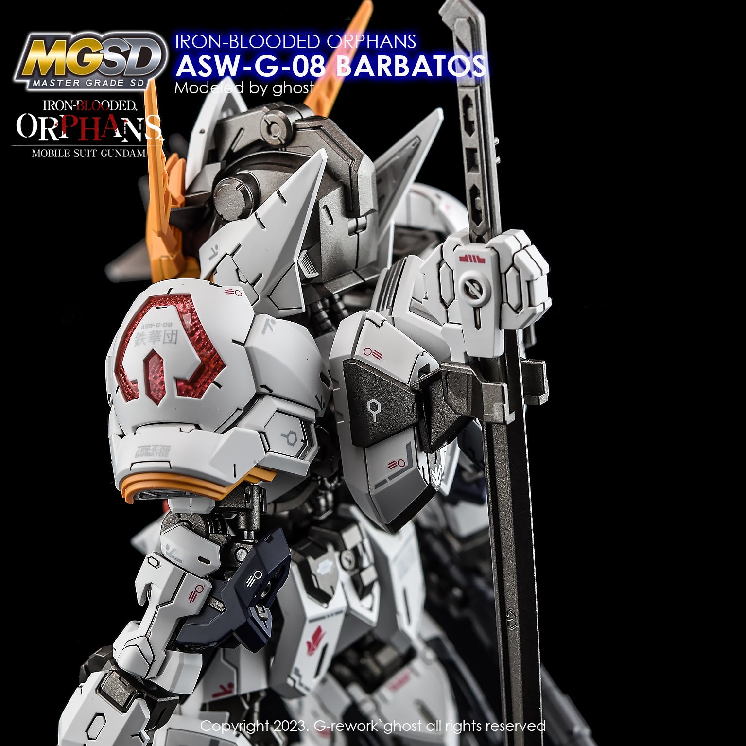 G-Rework Decal - MGSD ASW-G-08 Gundam Barbatos Use - Argama Hobby