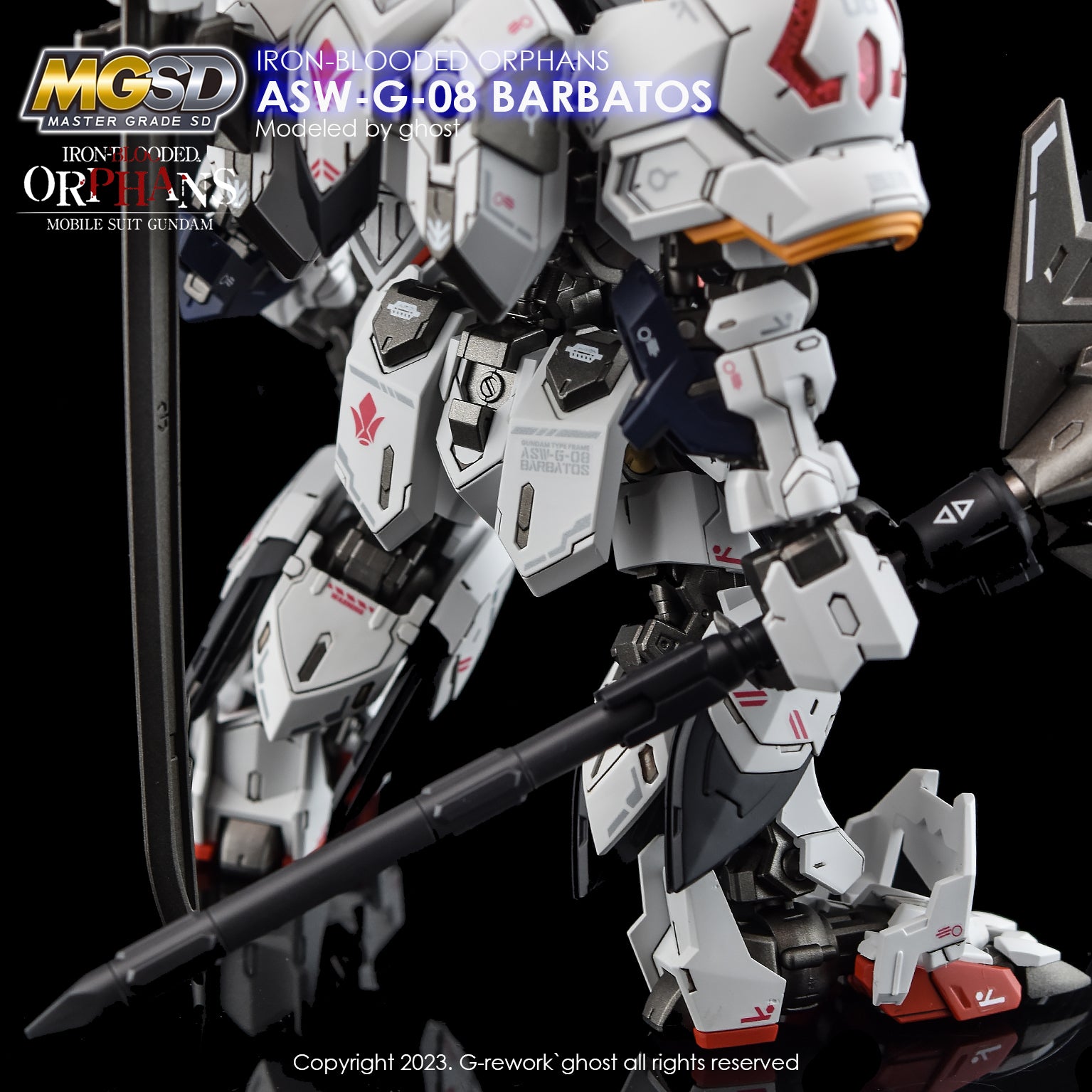 G-Rework Decal - MGSD ASW-G-08 Gundam Barbatos Use - Argama Hobby