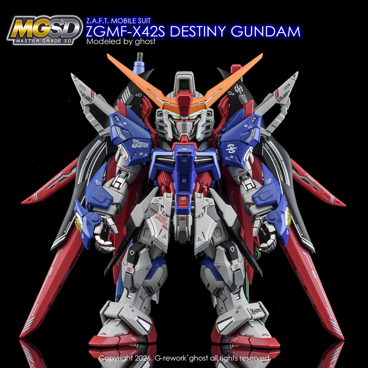 G-Rework Decal - MGSD ZGMF-X42S Destiny Gundam Use - Argama Hobby