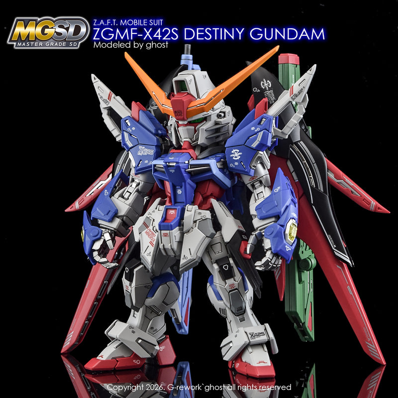 G-Rework Decal - MGSD ZGMF-X42S Destiny Gundam Use