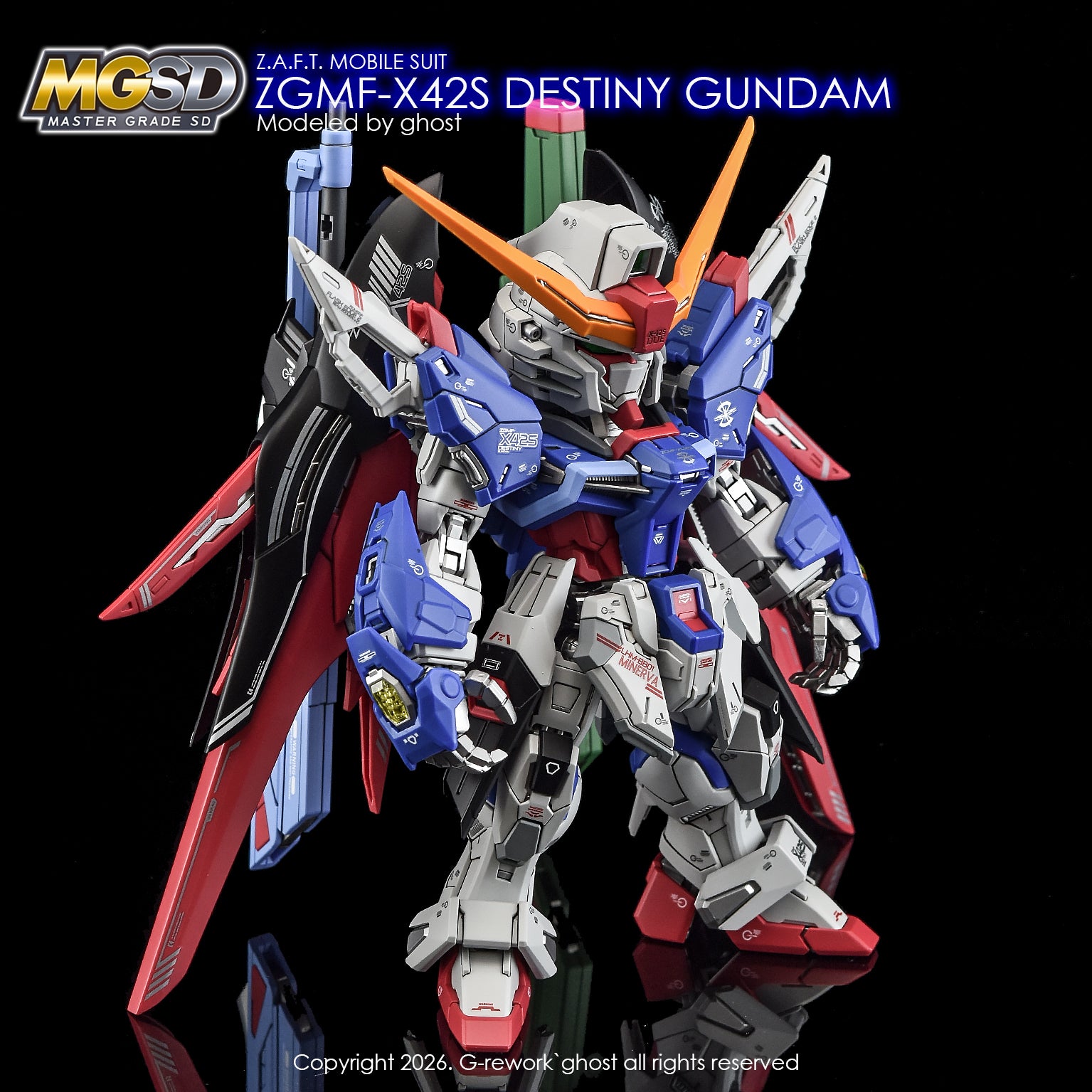 G-Rework Decal - MGSD ZGMF-X42S Destiny Gundam Use - Argama Hobby