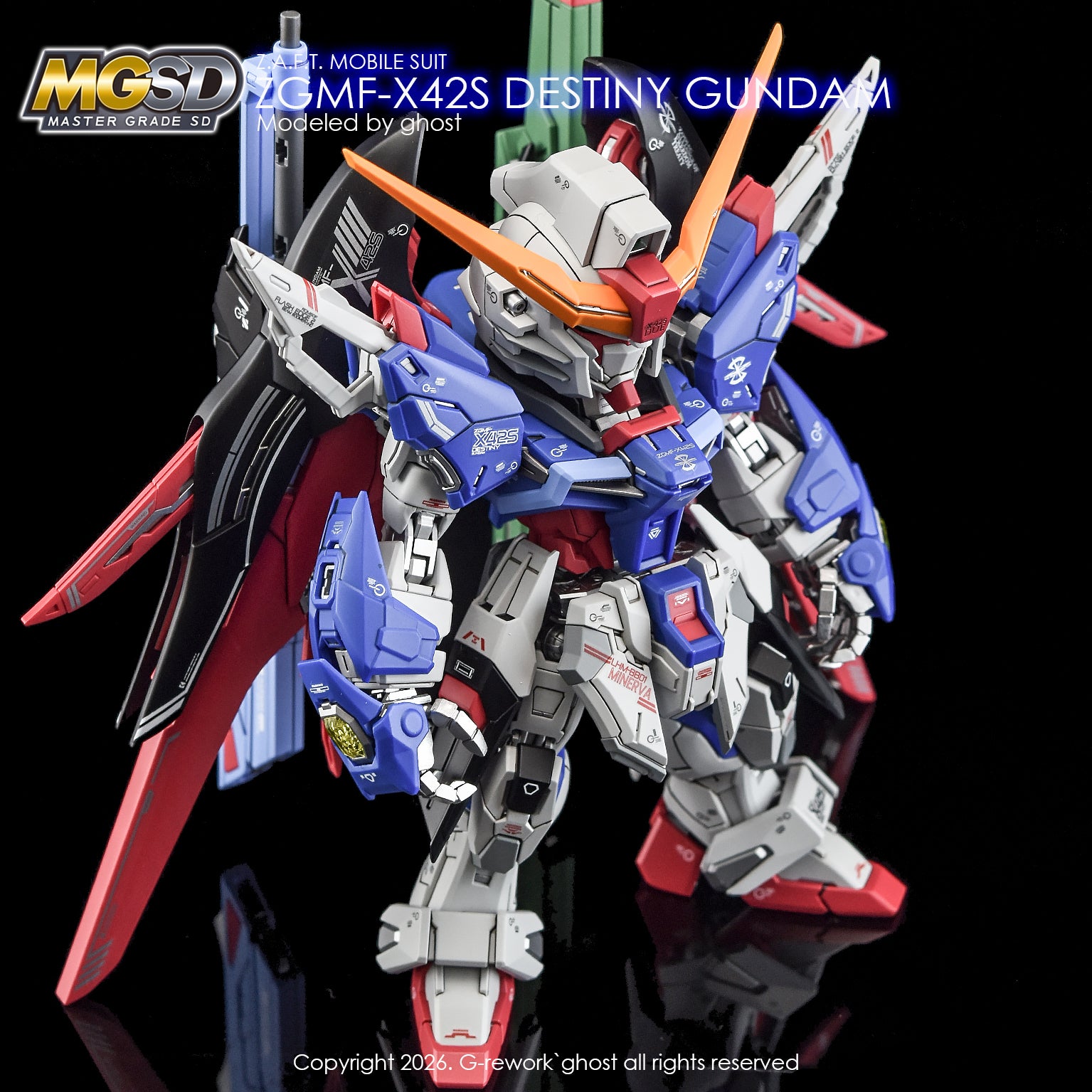 G-Rework Decal - MGSD ZGMF-X42S Destiny Gundam Use - Argama Hobby