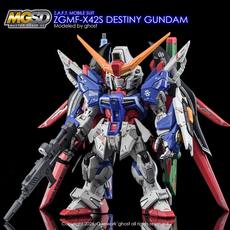 G-Rework Decal - MGSD ZGMF-X42S Destiny Gundam Use