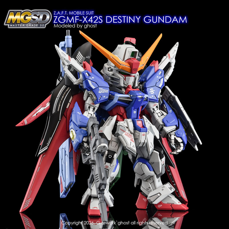 G-Rework Decal - MGSD ZGMF-X42S Destiny Gundam Use