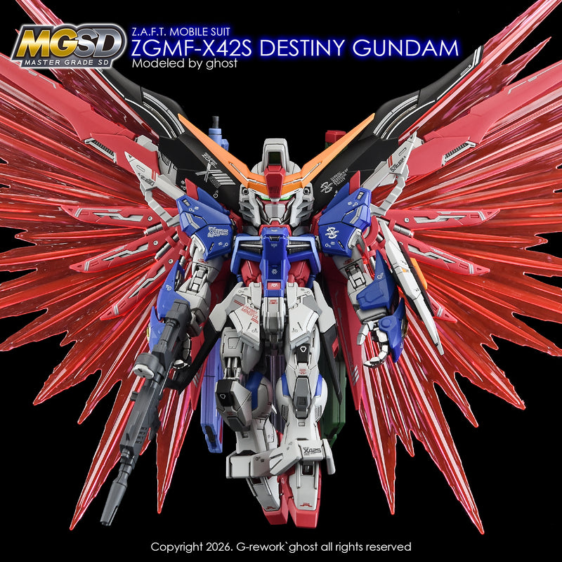 G-Rework Decal - MGSD ZGMF-X42S Destiny Gundam Use