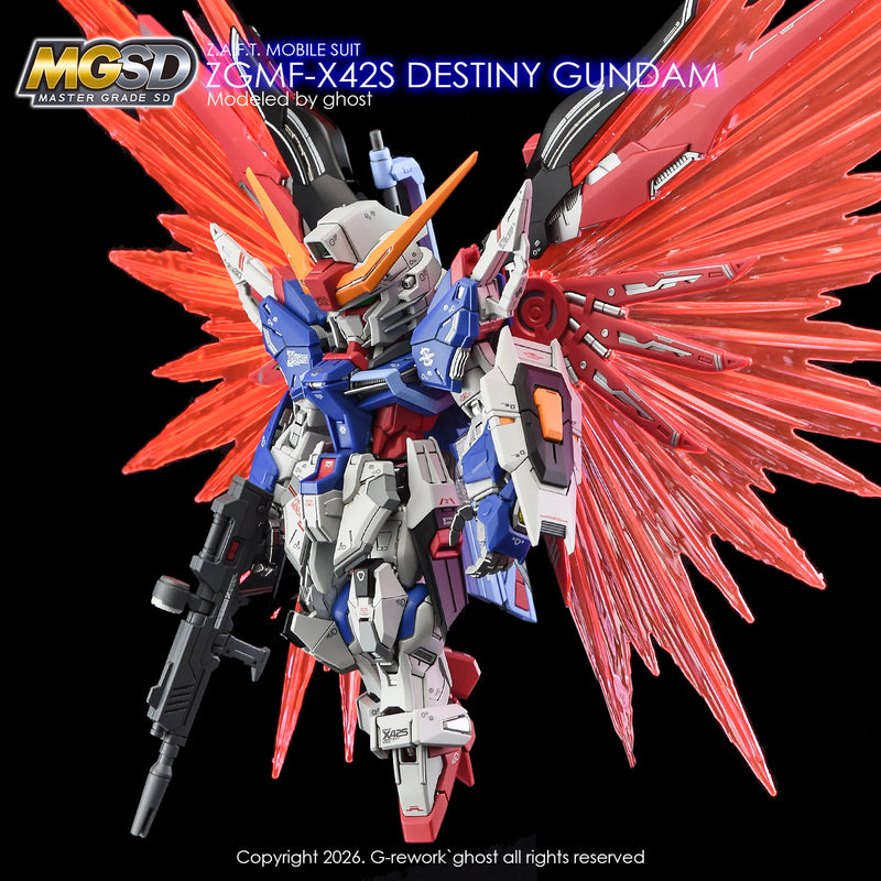 G-Rework Decal - MGSD ZGMF-X42S Destiny Gundam Use