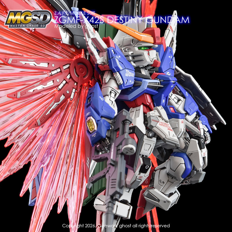 G-Rework Decal - MGSD ZGMF-X42S Destiny Gundam Use