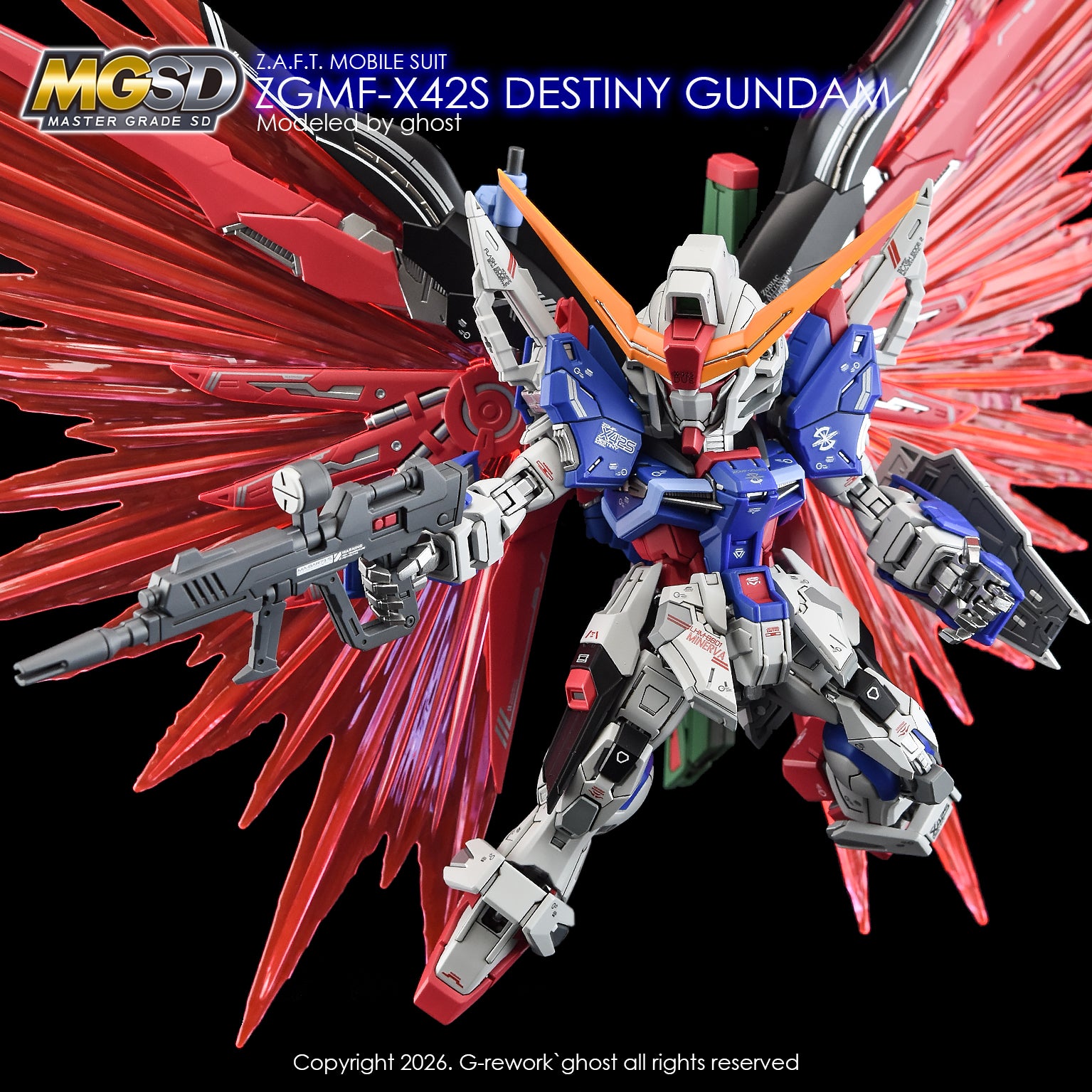 G-Rework Decal - MGSD ZGMF-X42S Destiny Gundam Use - Argama Hobby