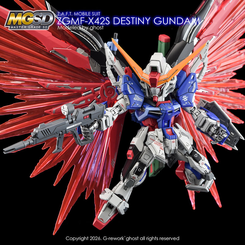 G-Rework Decal - MGSD ZGMF-X42S Destiny Gundam Use