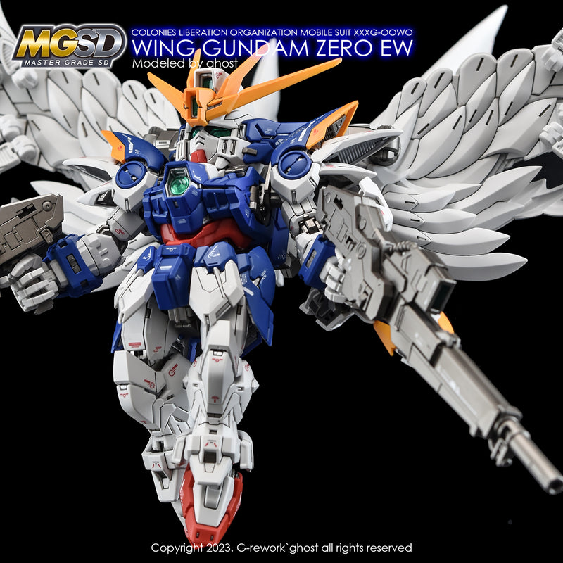 G-Rework Decal - MGSD XXXG-00W0 Wing Gundam Zero EW Use