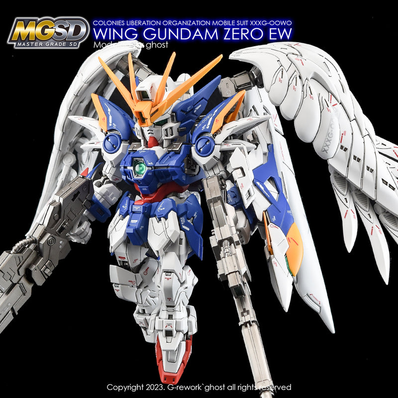 G-Rework Decal - MGSD XXXG-00W0 Wing Gundam Zero EW Use