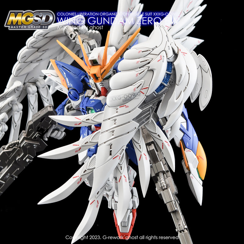 G-Rework Decal - MGSD XXXG-00W0 Wing Gundam Zero EW Use