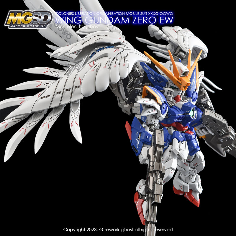 G-Rework Decal - MGSD XXXG-00W0 Wing Gundam Zero EW Use
