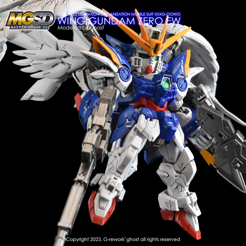 G-Rework Decal - MGSD XXXG-00W0 Wing Gundam Zero EW Use