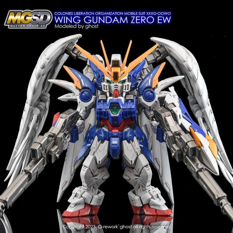 G-Rework Decal - MGSD XXXG-00W0 Wing Gundam Zero EW Use