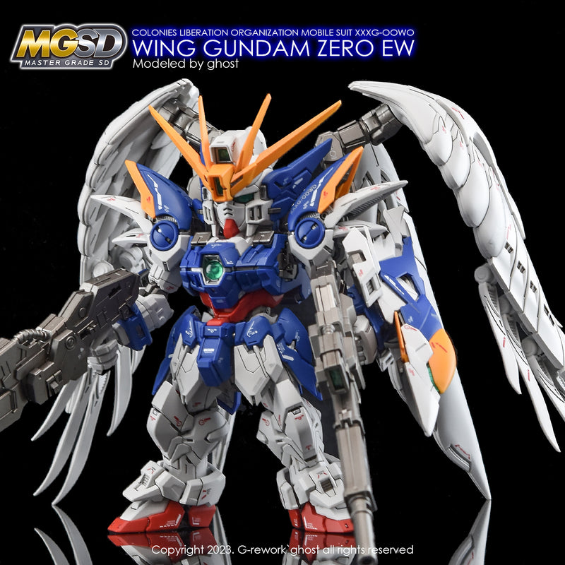 G-Rework Decal - MGSD XXXG-00W0 Wing Gundam Zero EW Use