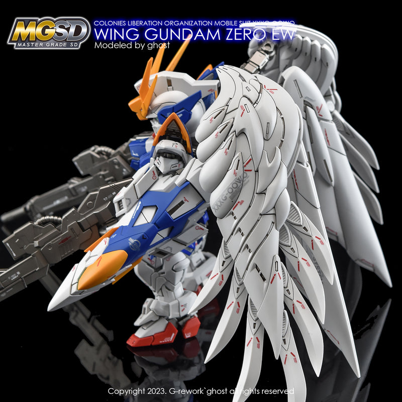 G-Rework Decal - MGSD XXXG-00W0 Wing Gundam Zero EW Use