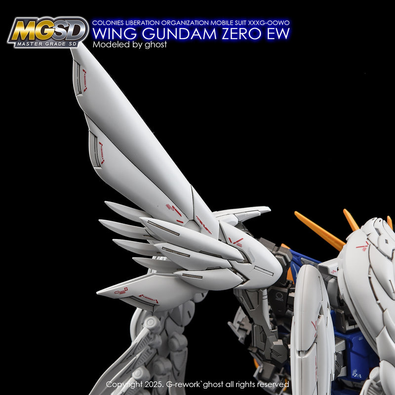 G-Rework Decal - MGSD XXXG-00W0 Wing Gundam Zero EW Use
