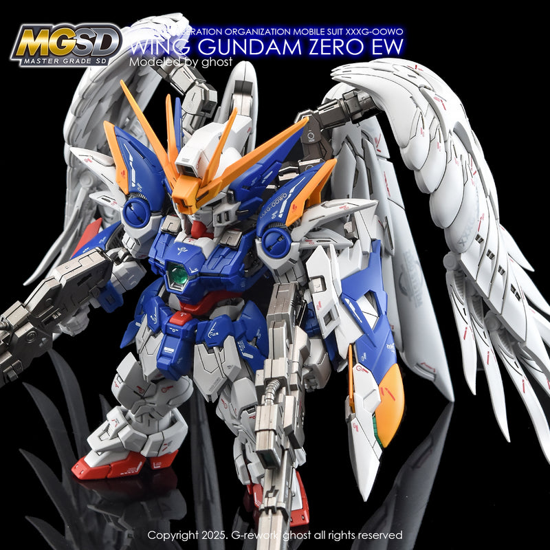 G-Rework Decal - MGSD XXXG-00W0 Wing Gundam Zero EW Use