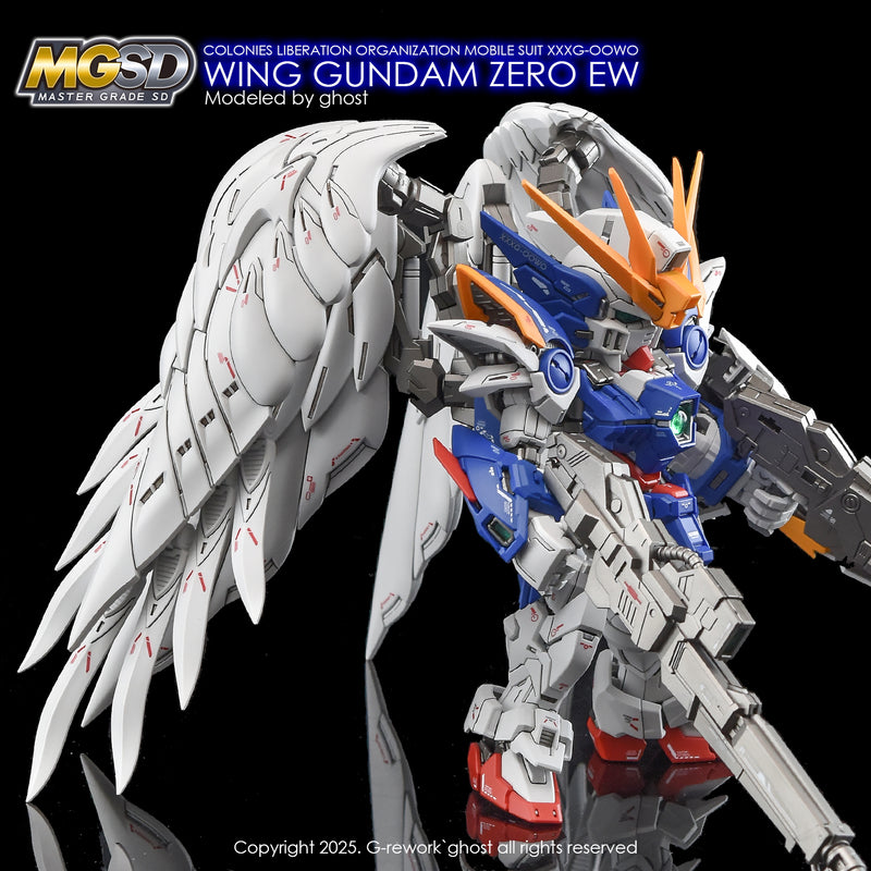 G-Rework Decal - MGSD XXXG-00W0 Wing Gundam Zero EW Use