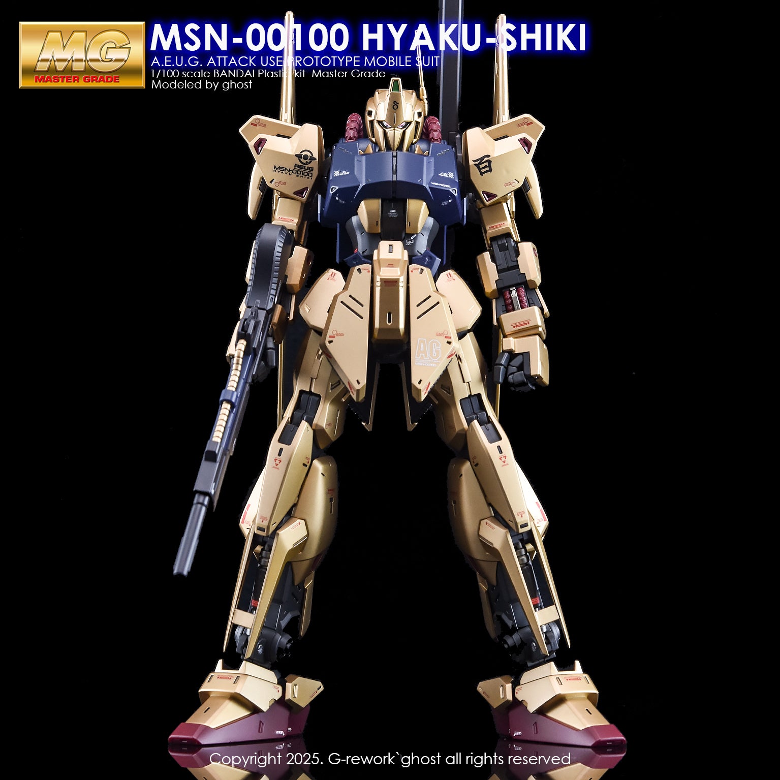 G-Rework Decal - MG MSN-00100 Hyaku-shiki Ver.2.0 Use - Argama