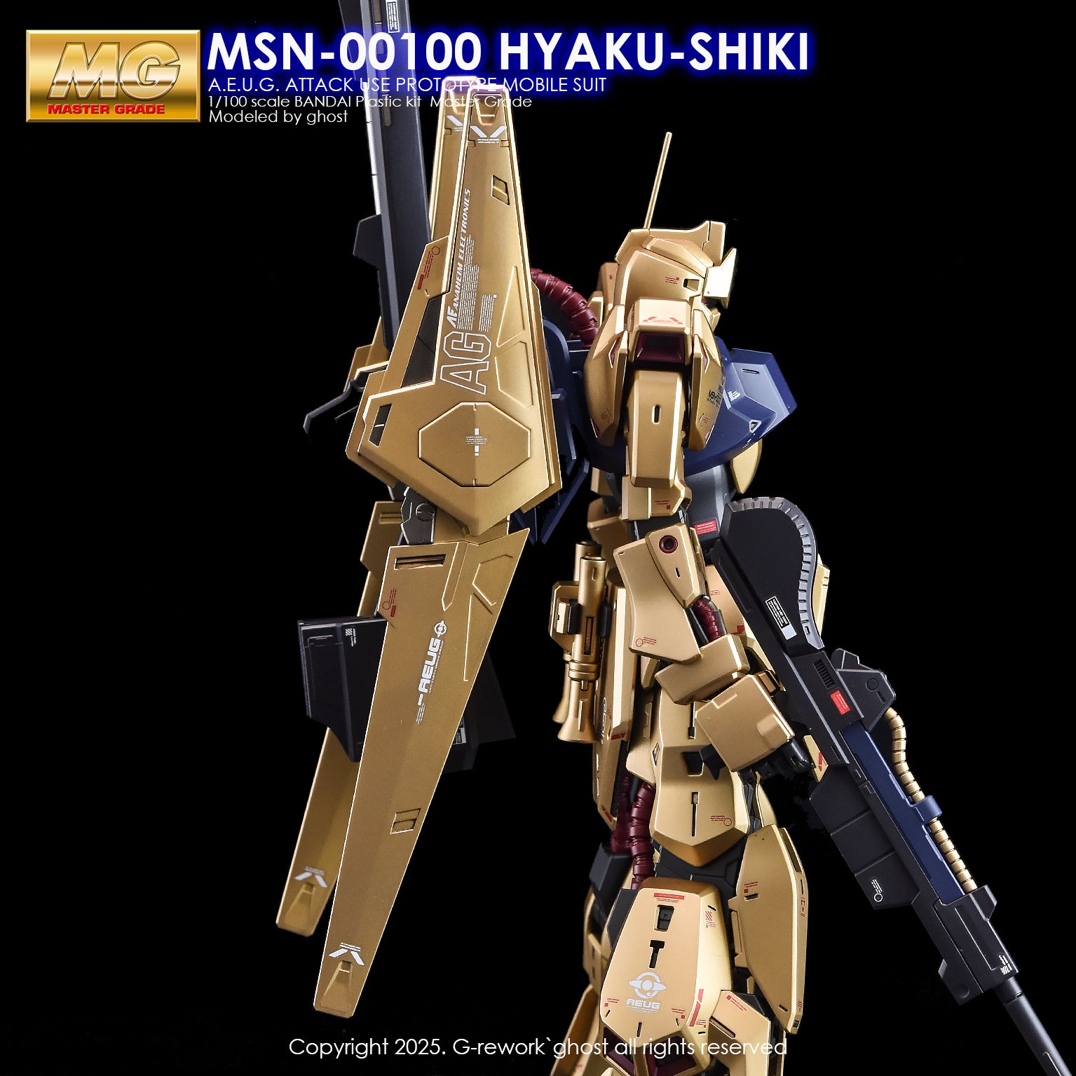 G-Rework Decal - MG MSN-00100 Hyaku-shiki Ver.2.0 Use - Argama