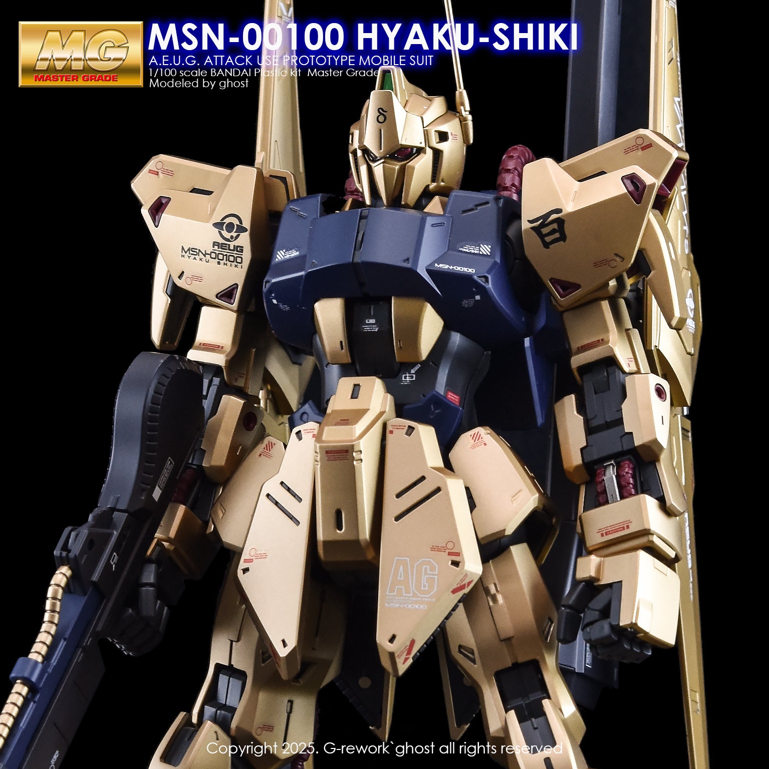 G-Rework Decal - MG MSN-00100 Hyaku-shiki Ver.2.0 Use - Argama