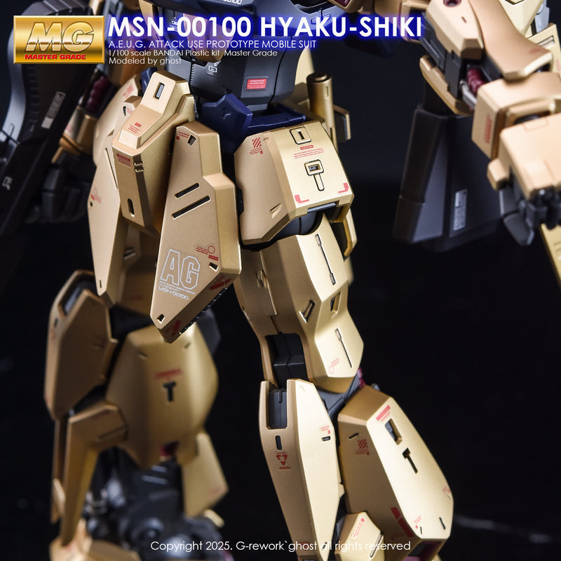 G-Rework Decal - MG MSN-00100 Hyaku-shiki Ver.2.0 Use