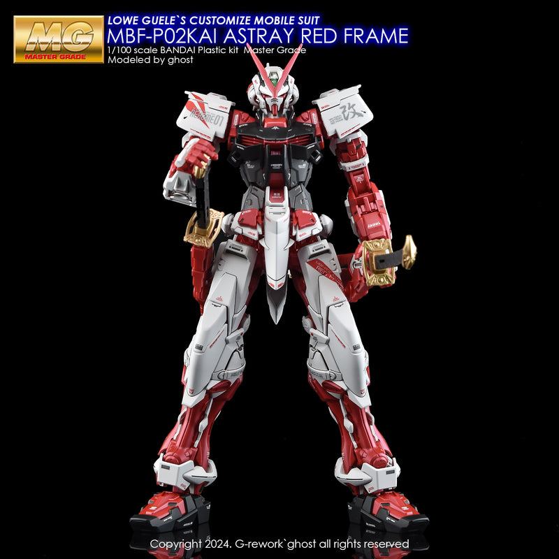 G-Rework Decal - MG MBF-P02KAI Gundam Astray Red Frame Kai Use