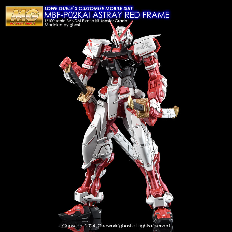 G-Rework Decal - MG MBF-P02KAI Gundam Astray Red Frame Kai Use