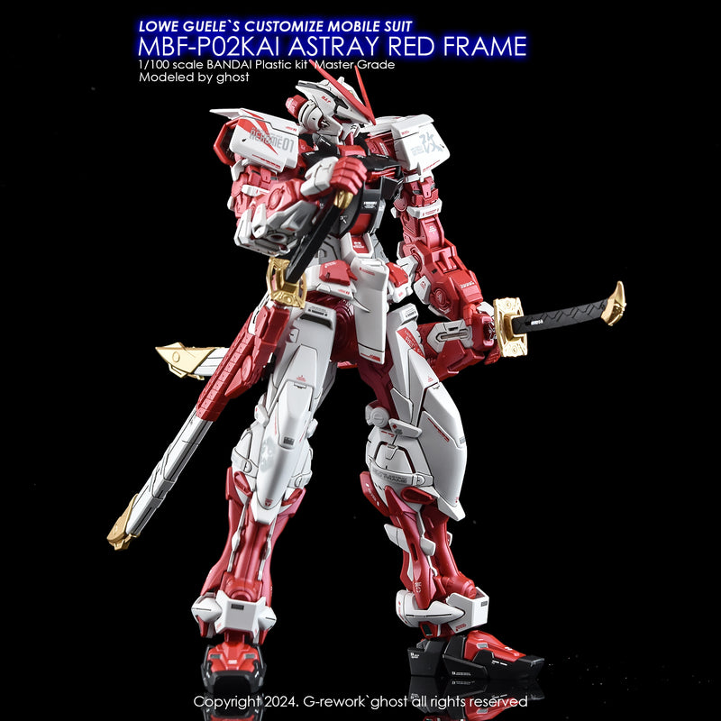 G-Rework Decal - MG MBF-P02KAI Gundam Astray Red Frame Kai Use