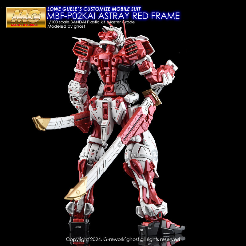 G-Rework Decal - MG MBF-P02KAI Gundam Astray Red Frame Kai Use