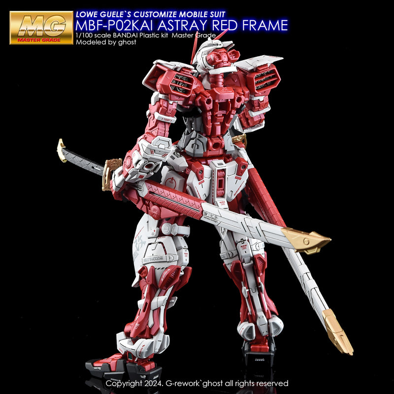 G-Rework Decal - MG MBF-P02KAI Gundam Astray Red Frame Kai Use