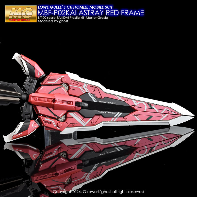G-Rework Decal - MG MBF-P02KAI Gundam Astray Red Frame Kai Use