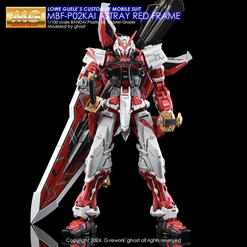 G-Rework Decal - MG MBF-P02KAI Gundam Astray Red Frame Kai Use