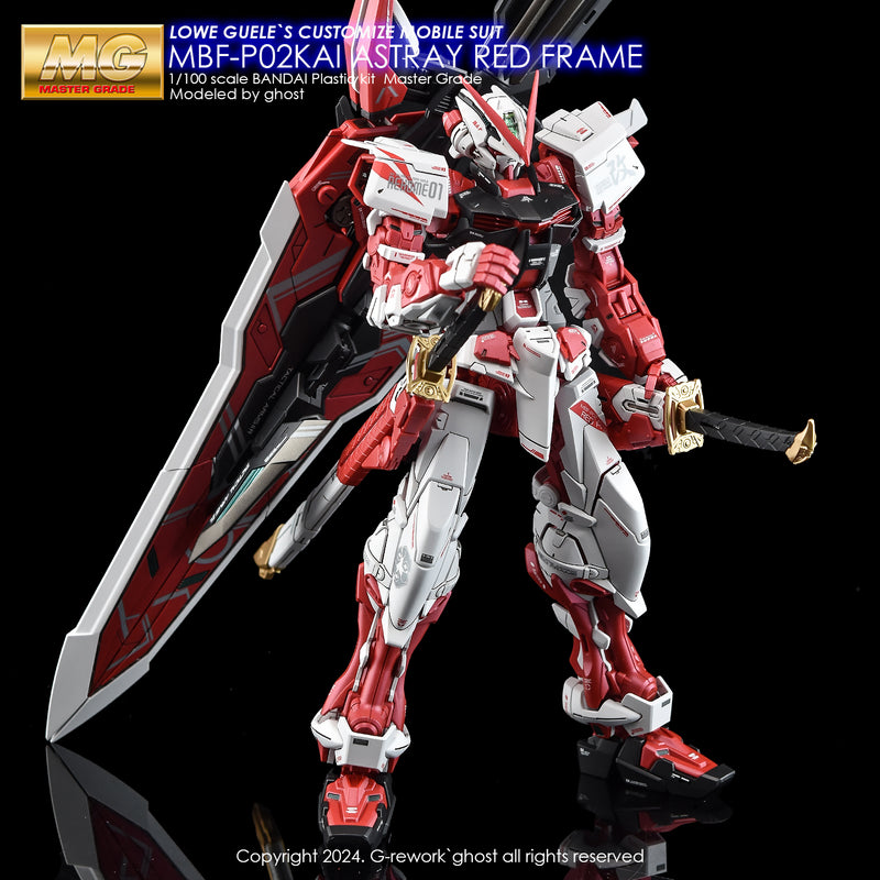 G-Rework Decal - MG MBF-P02KAI Gundam Astray Red Frame Kai Use