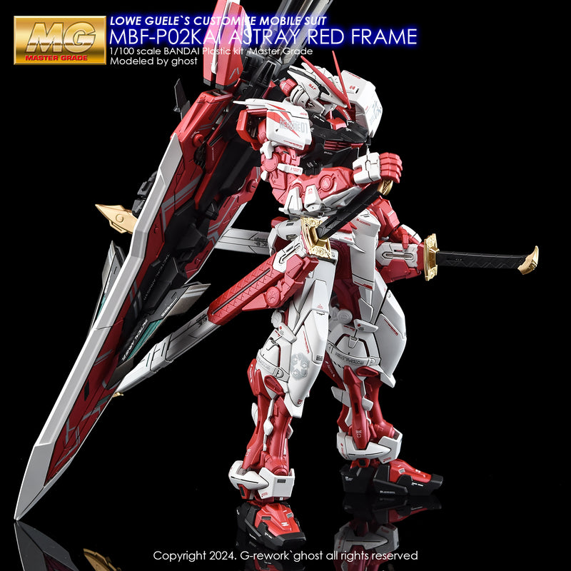 G-Rework Decal - MG MBF-P02KAI Gundam Astray Red Frame Kai Use
