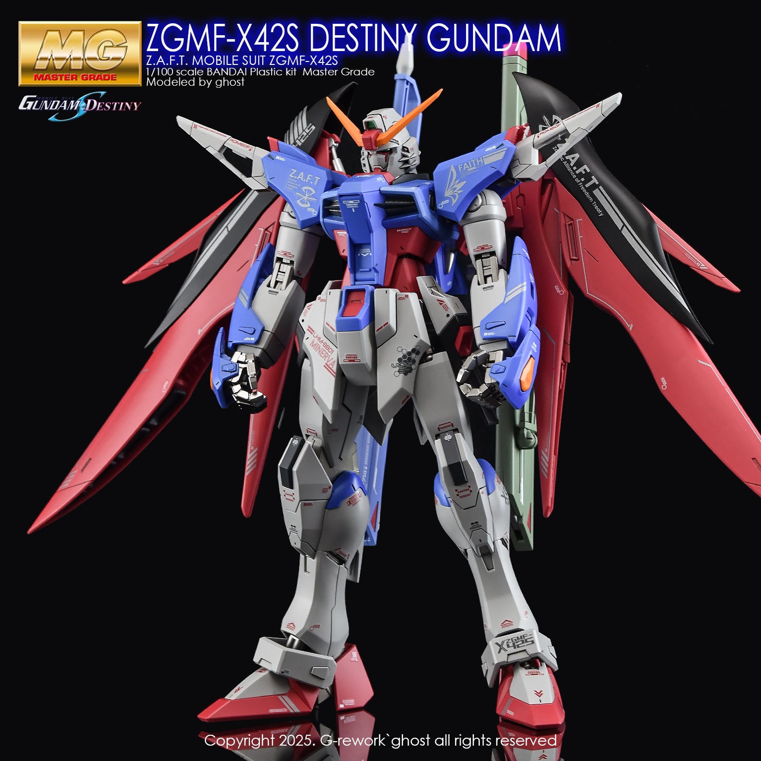 G-Rework Decal - MG ZGMF-X42S Destiny Gundam Use - Argama Hobby