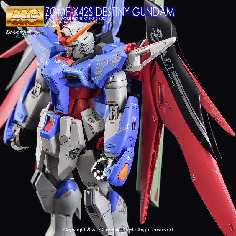 G-Rework Decal - MG ZGMF-X42S Destiny Gundam Use