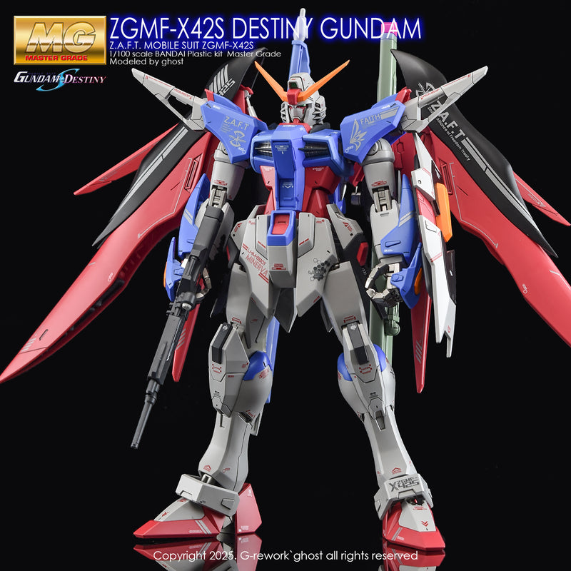 G-Rework Decal - MG ZGMF-X42S Destiny Gundam Use