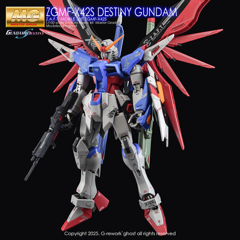 G-Rework Decal - MG ZGMF-X42S Destiny Gundam Use