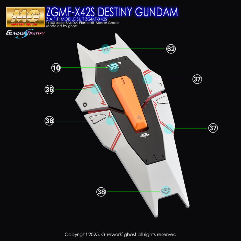 G-Rework Decal - MG ZGMF-X42S Destiny Gundam Use