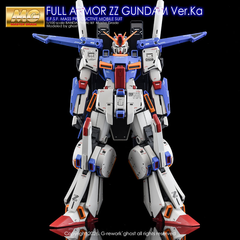 G-Rework Decal - MG FA-010S Full Armor ZZ Gundam Ver.Ka Use