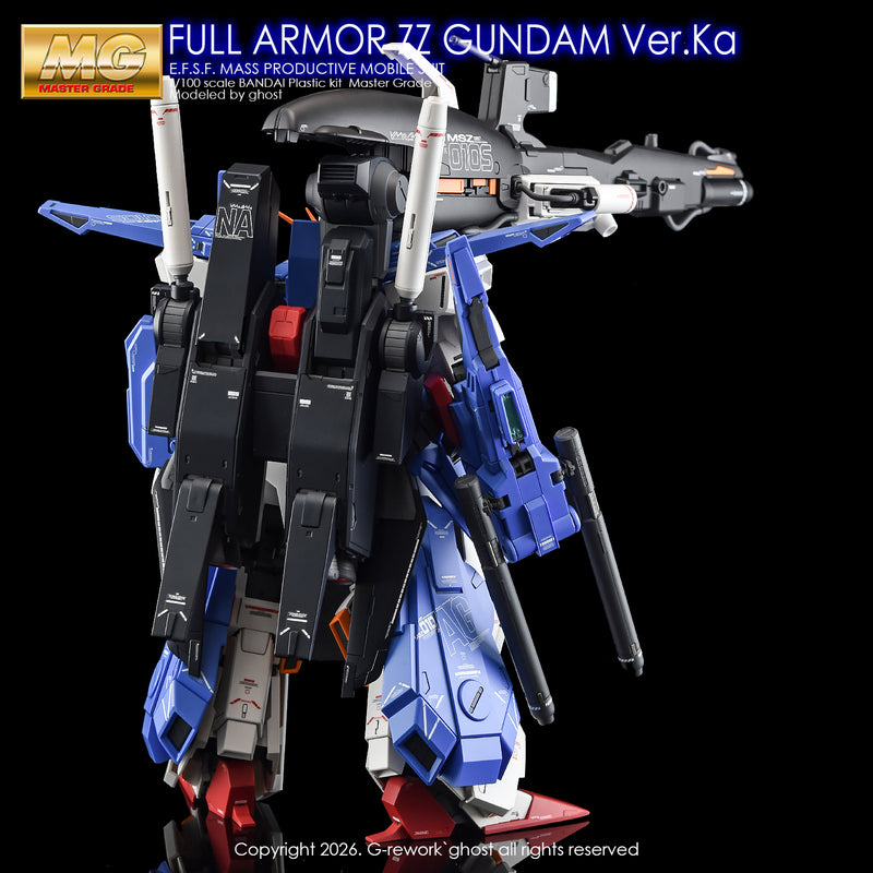 G-Rework Decal - MG FA-010S Full Armor ZZ Gundam Ver.Ka Use