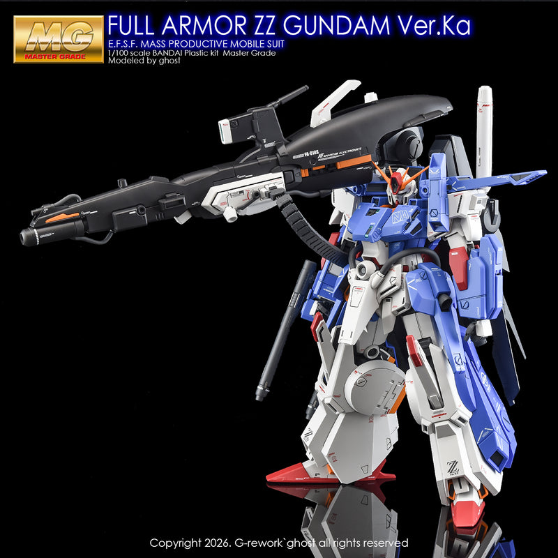 G-Rework Decal - MG FA-010S Full Armor ZZ Gundam Ver.Ka Use