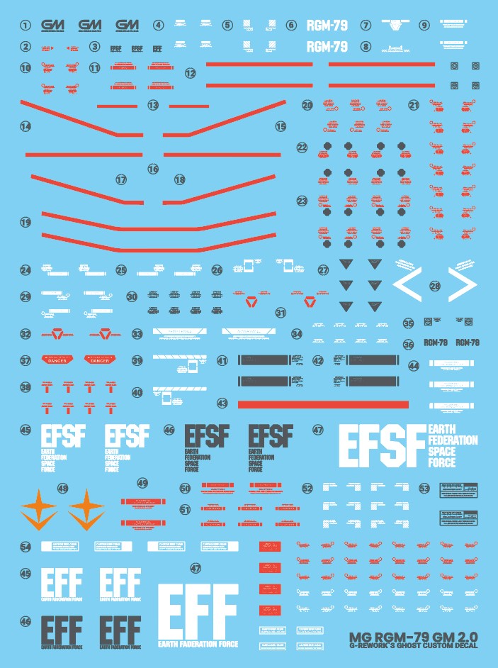 G-Rework Decal - MG RGM-79 GM Ver.2.0 Use